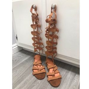 Brown Gladiator Sandals
